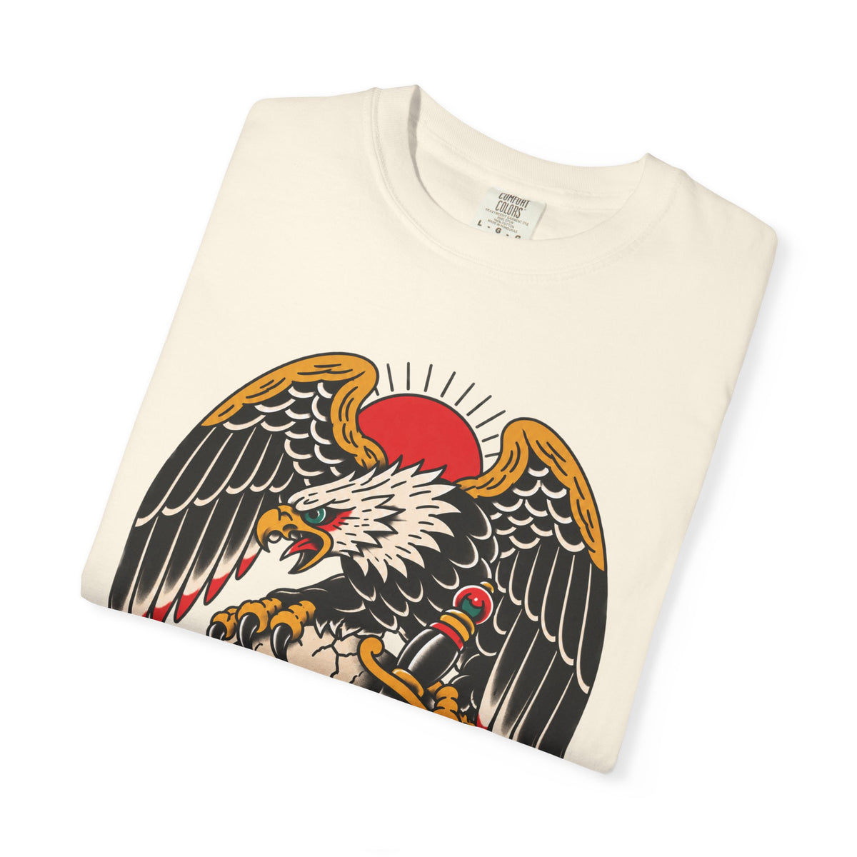 American Traditional Eagle & Skull Tattoo Flash T-Shirt