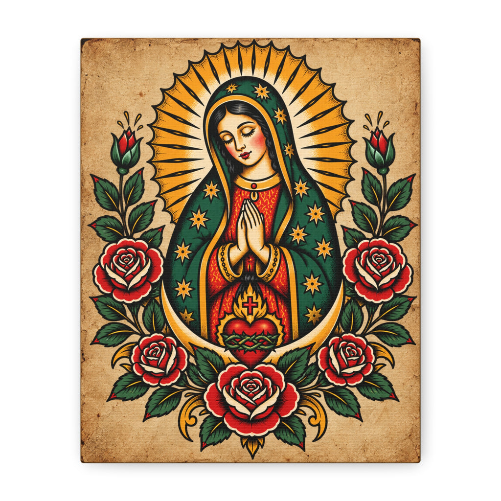 Our Lady of Guadalupe Tattoo Flash Wall Art