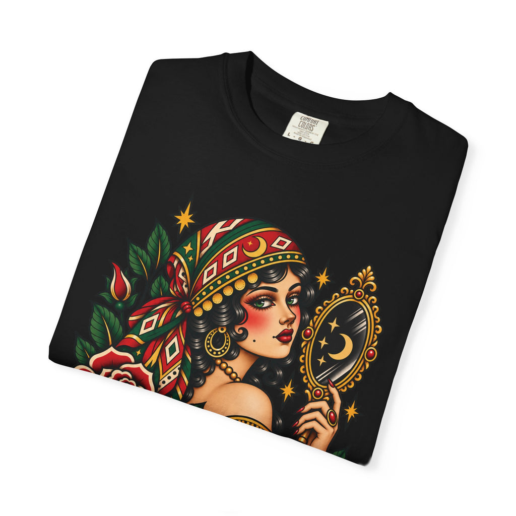 Love Yourself First Gypsy Woman Tattoo Flash Sheet T-Shirt