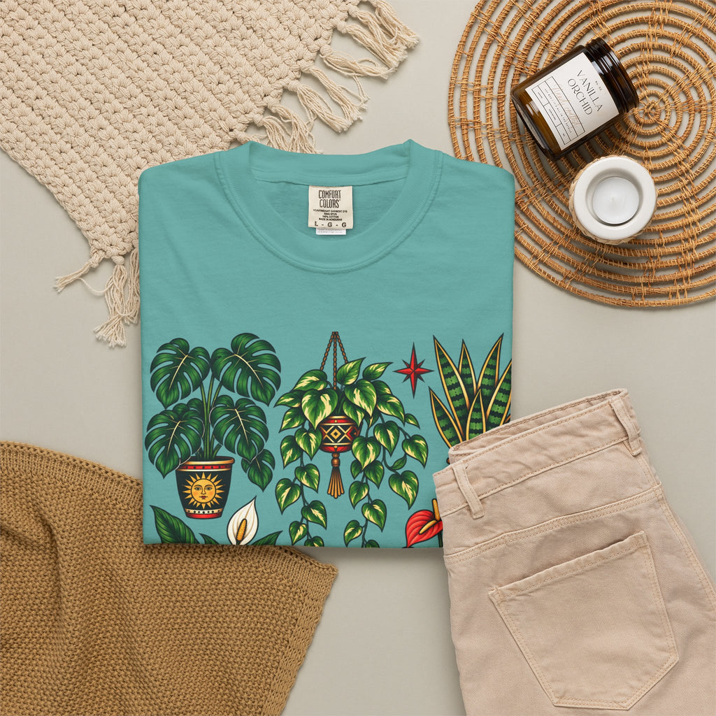 Houseplant Tattoo Flash T-Shirt