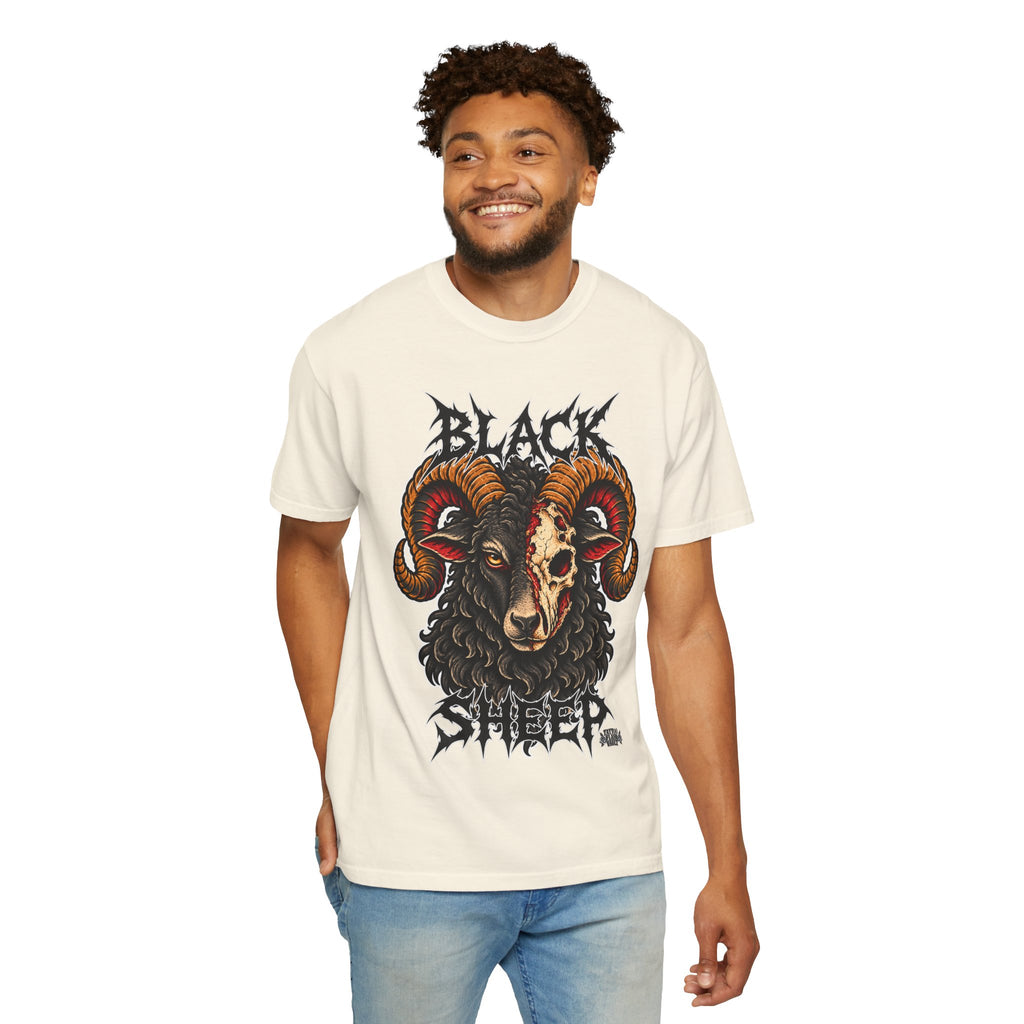 Black Sheep Tattoo Flash T-Shirt