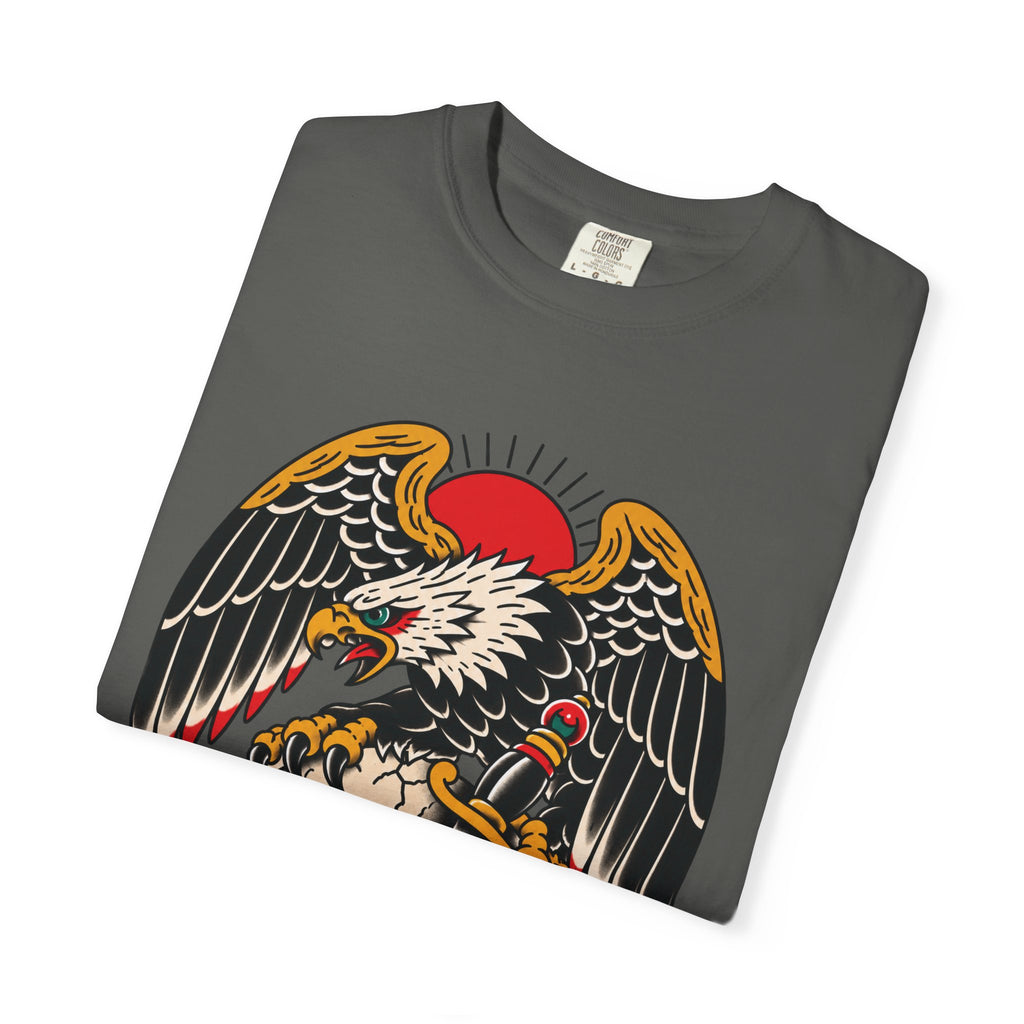 American Traditional Eagle & Skull Tattoo Flash T-Shirt