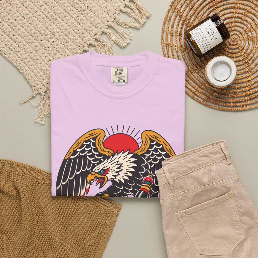American Traditional Eagle & Skull Tattoo Flash T-Shirt