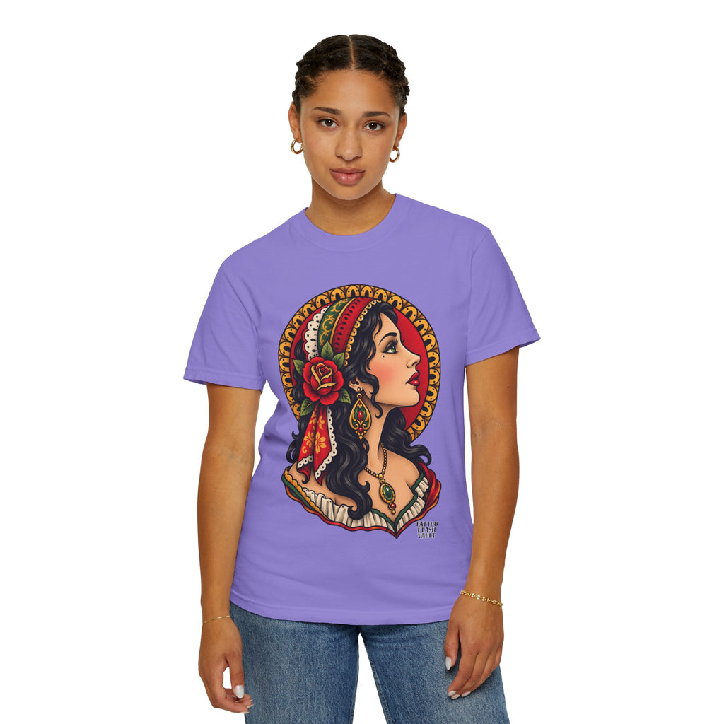 Esmeralda Gypsy Tattoo Flash T shirt