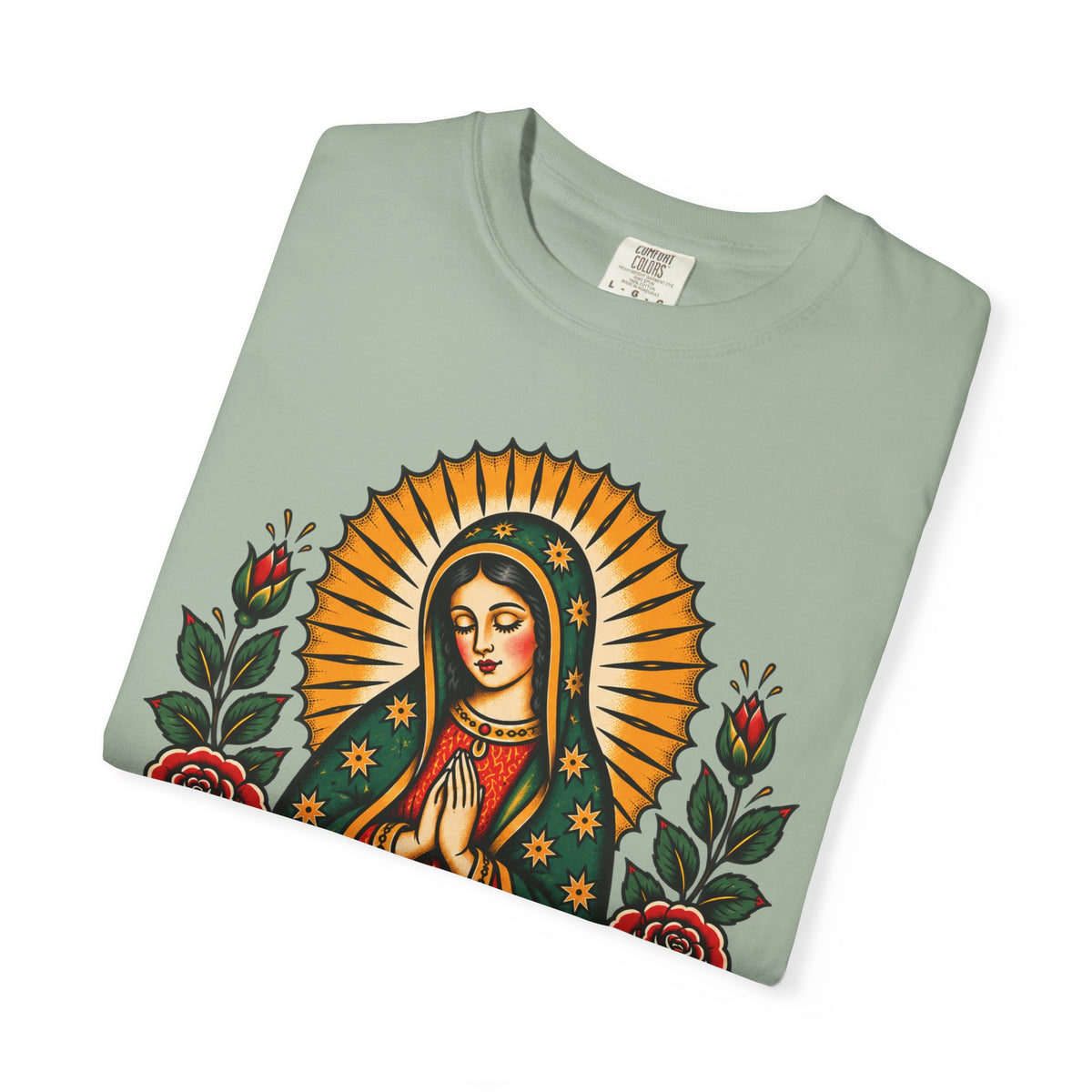 Our Lady of Guadalupe Tattoo Flash T-Shirt