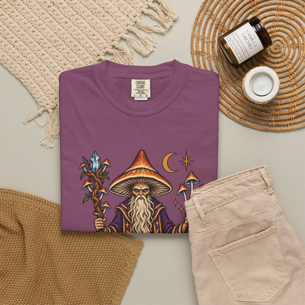 psilocybin Mushroom Wizard Tattoo Flash T-Shirt