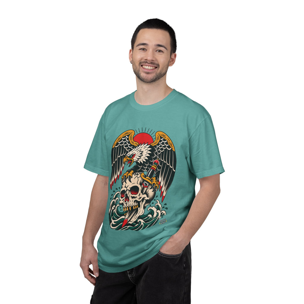 American Traditional Eagle & Skull Tattoo Flash T-Shirt