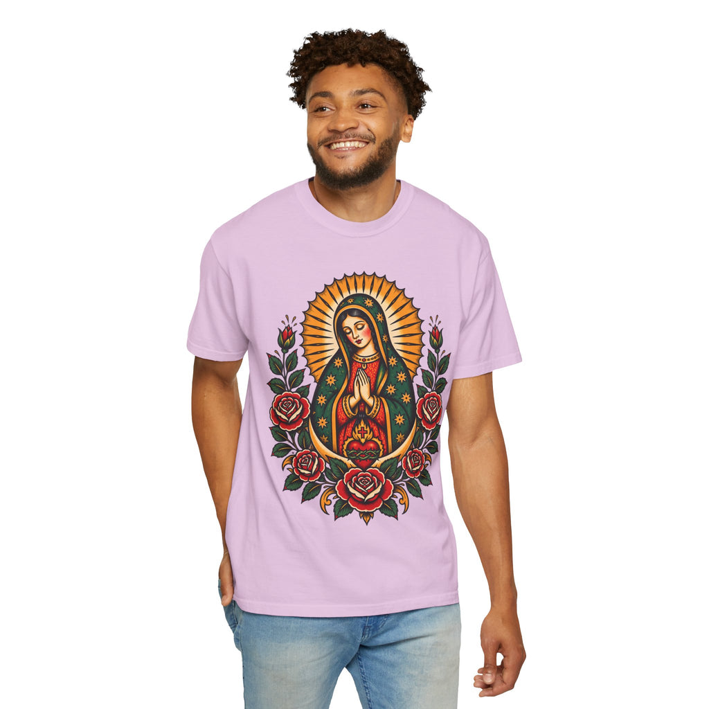 Our Lady of Guadalupe Tattoo Flash T-Shirt