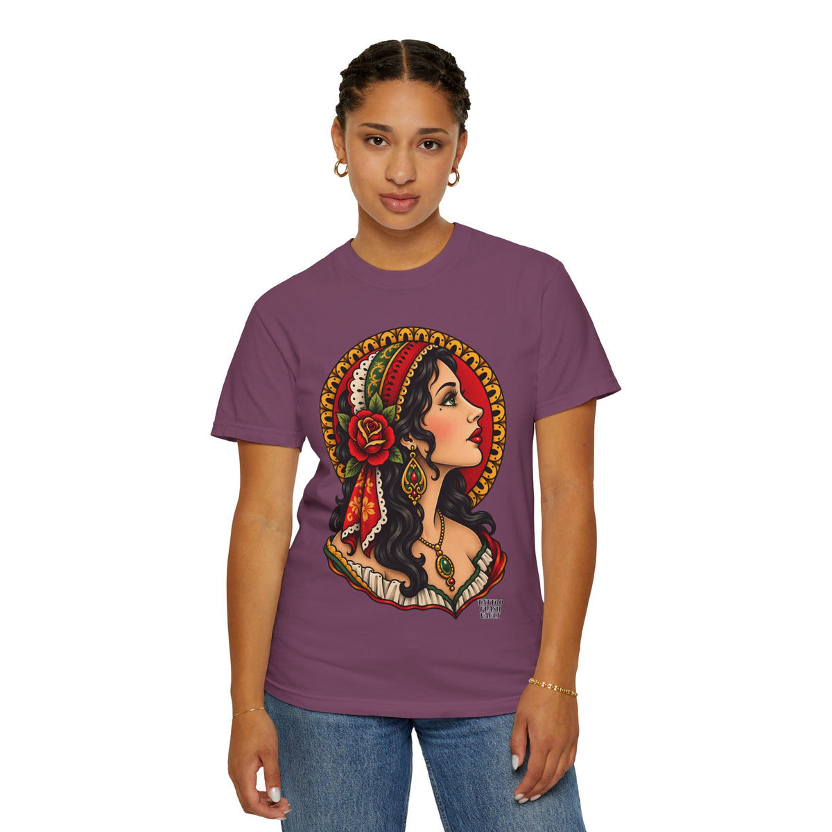Esmeralda Gypsy Tattoo Flash T shirt