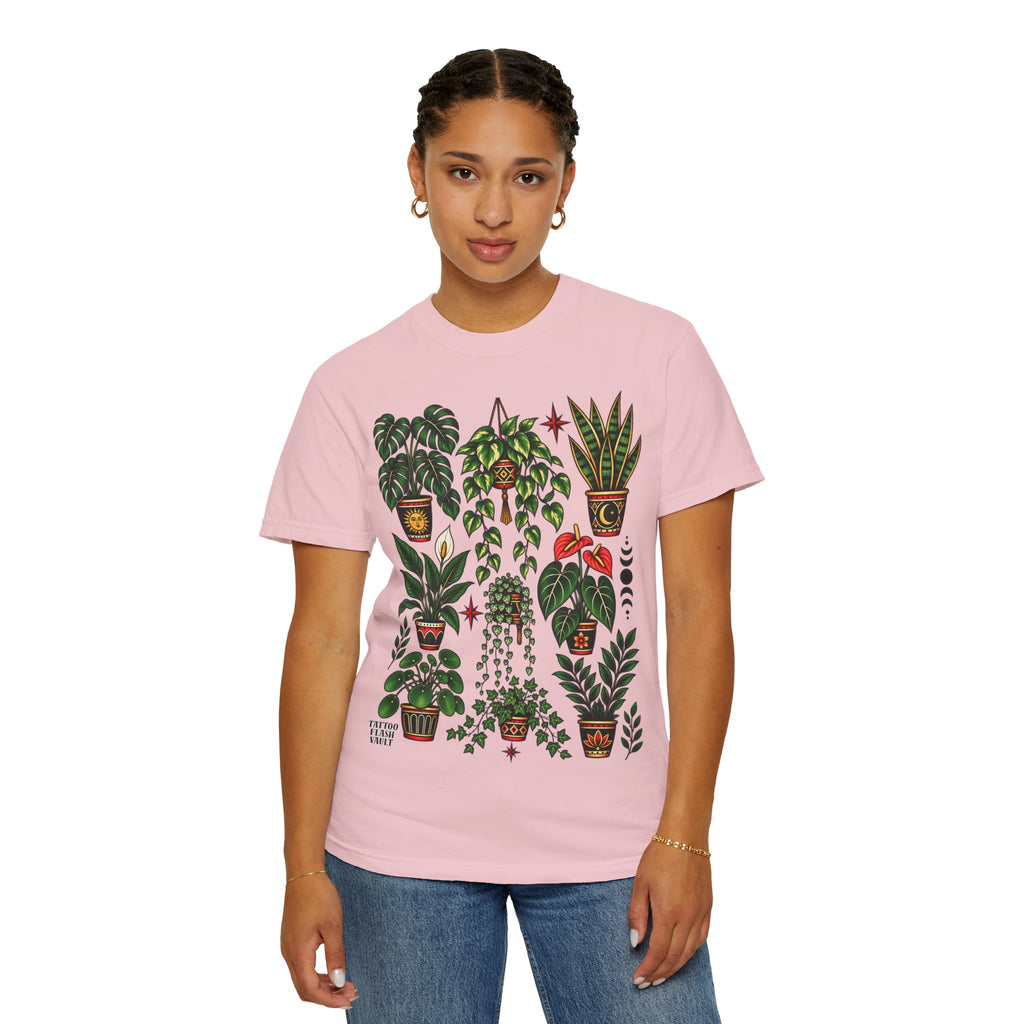 Houseplant Tattoo Flash T-Shirt