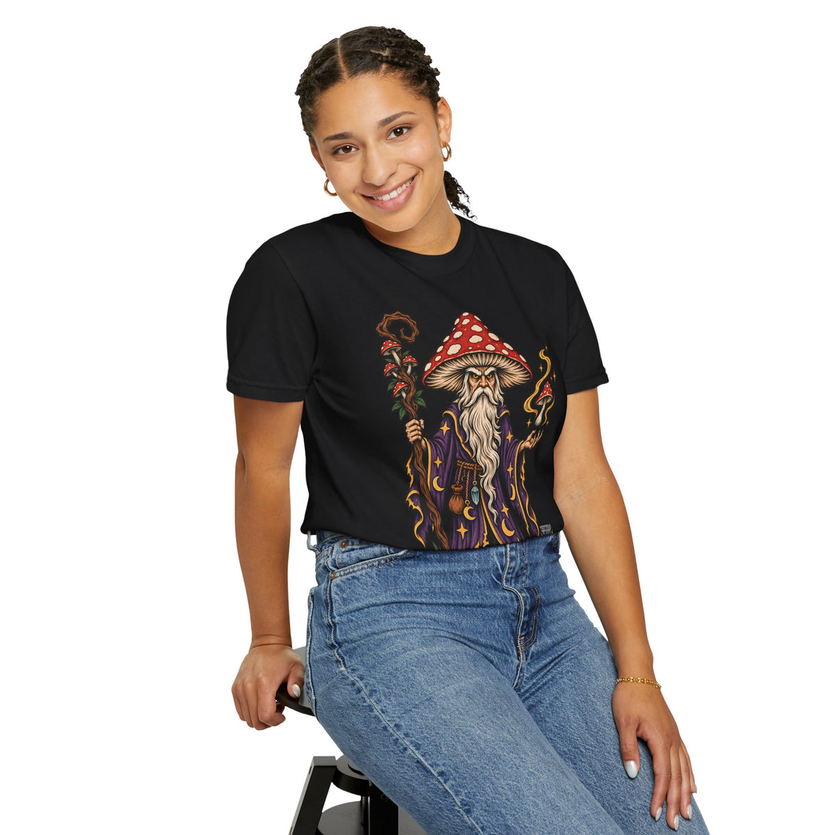 Amanita Mushroom Wizard T-Shirt