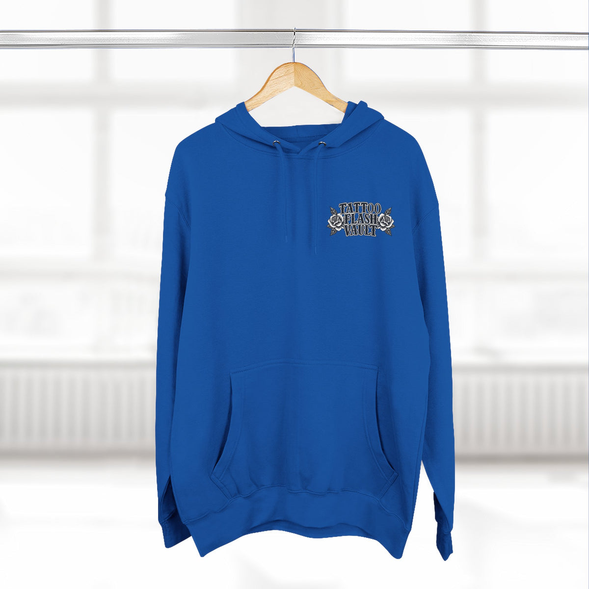 Lady of The Lake Tattoo Flash Pullover Hoodie (Back Design)