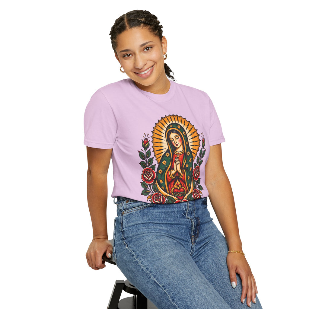 Our Lady of Guadalupe Tattoo Flash T-Shirt