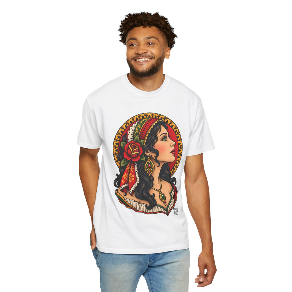 Esmeralda Gypsy Tattoo Flash T shirt