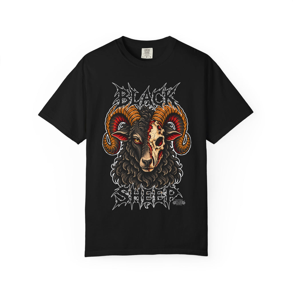 Black Sheep Tattoo Flash T-Shirt