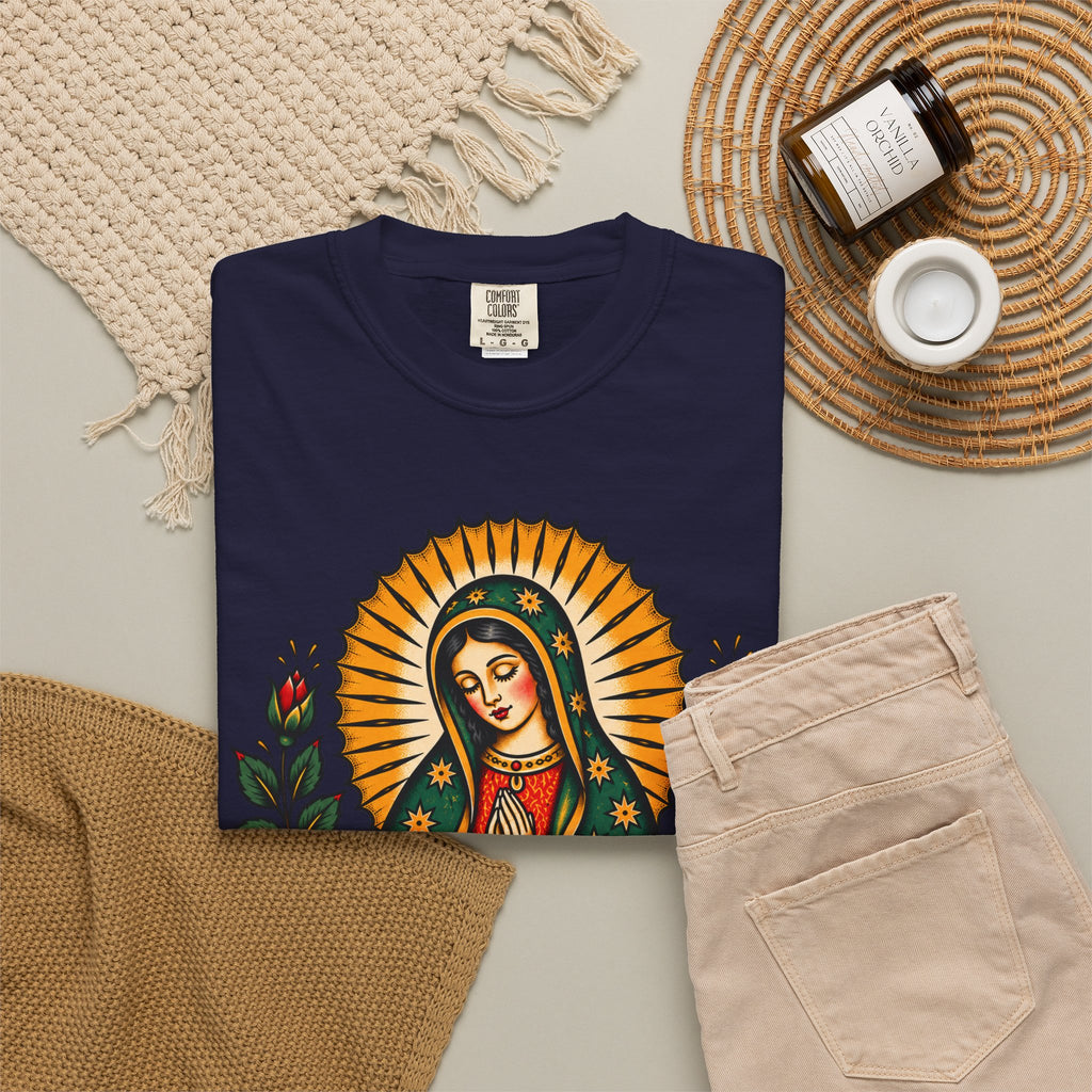 Our Lady of Guadalupe Tattoo Flash T-Shirt
