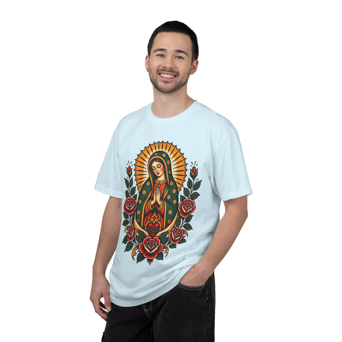 Our Lady of Guadalupe Tattoo Flash T-Shirt