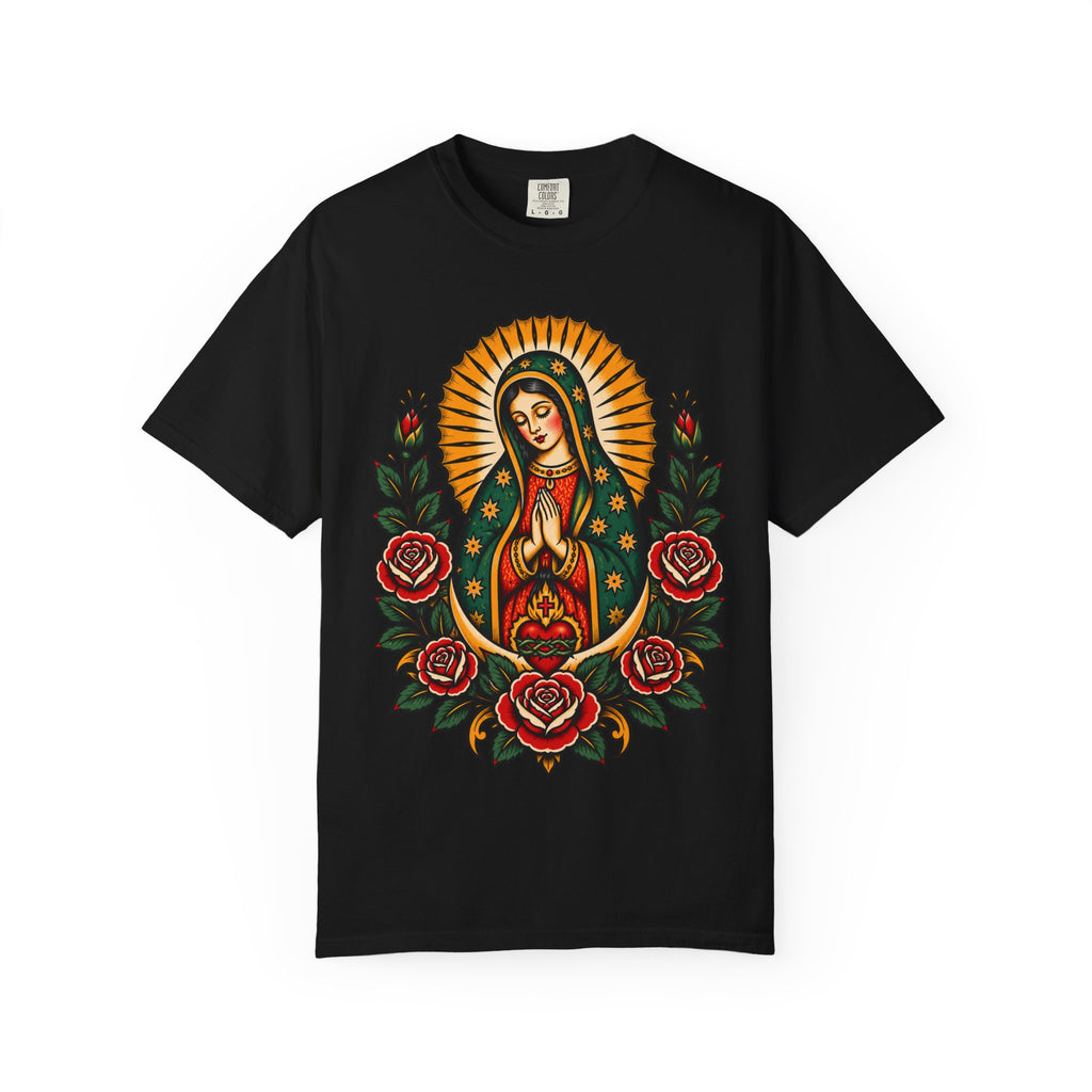 Our Lady of Guadalupe Tattoo Flash T-Shirt