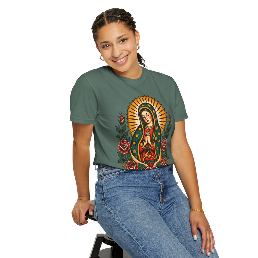 Our Lady of Guadalupe Tattoo Flash T-Shirt