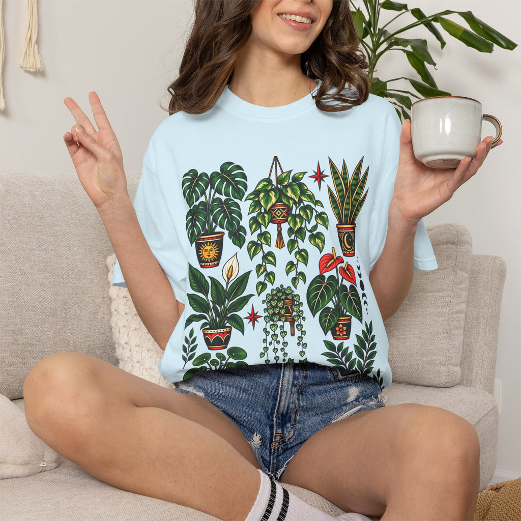 Houseplant Tattoo Flash T-Shirt
