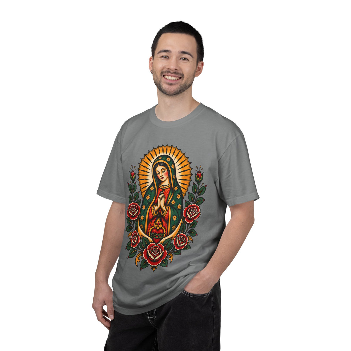 Our Lady of Guadalupe Tattoo Flash T-Shirt