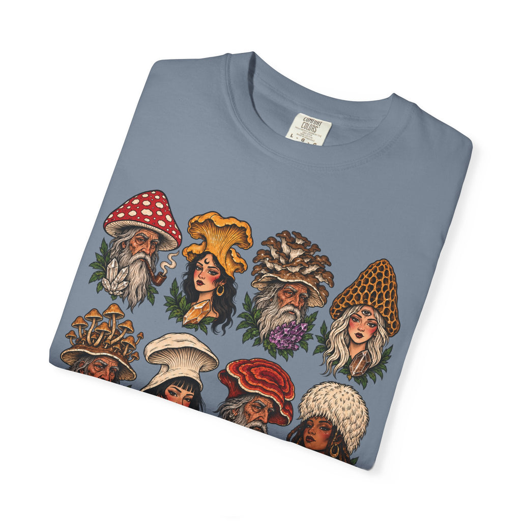 Mushroom Folks Tattoo Flash T Shirt