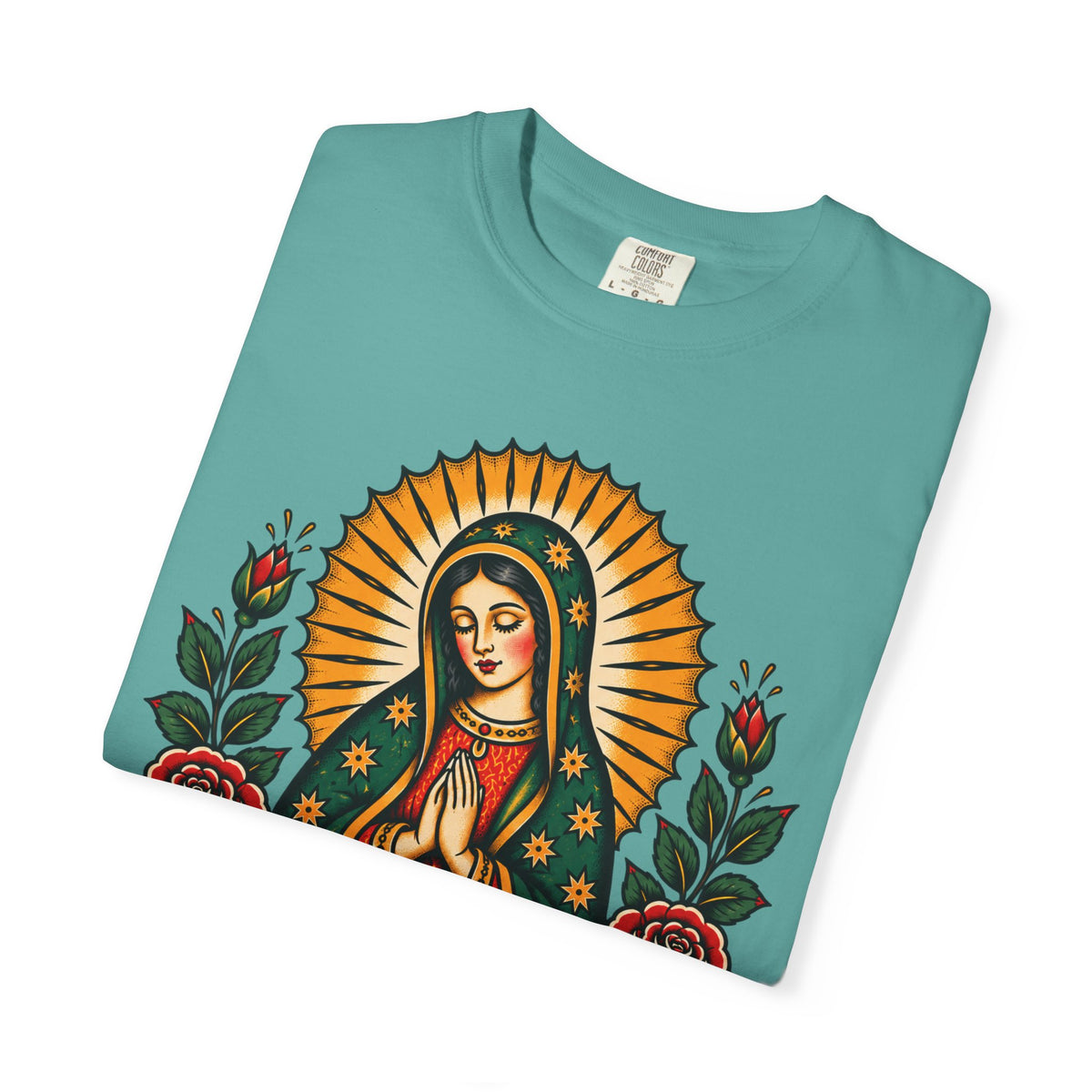Our Lady of Guadalupe Tattoo Flash T-Shirt