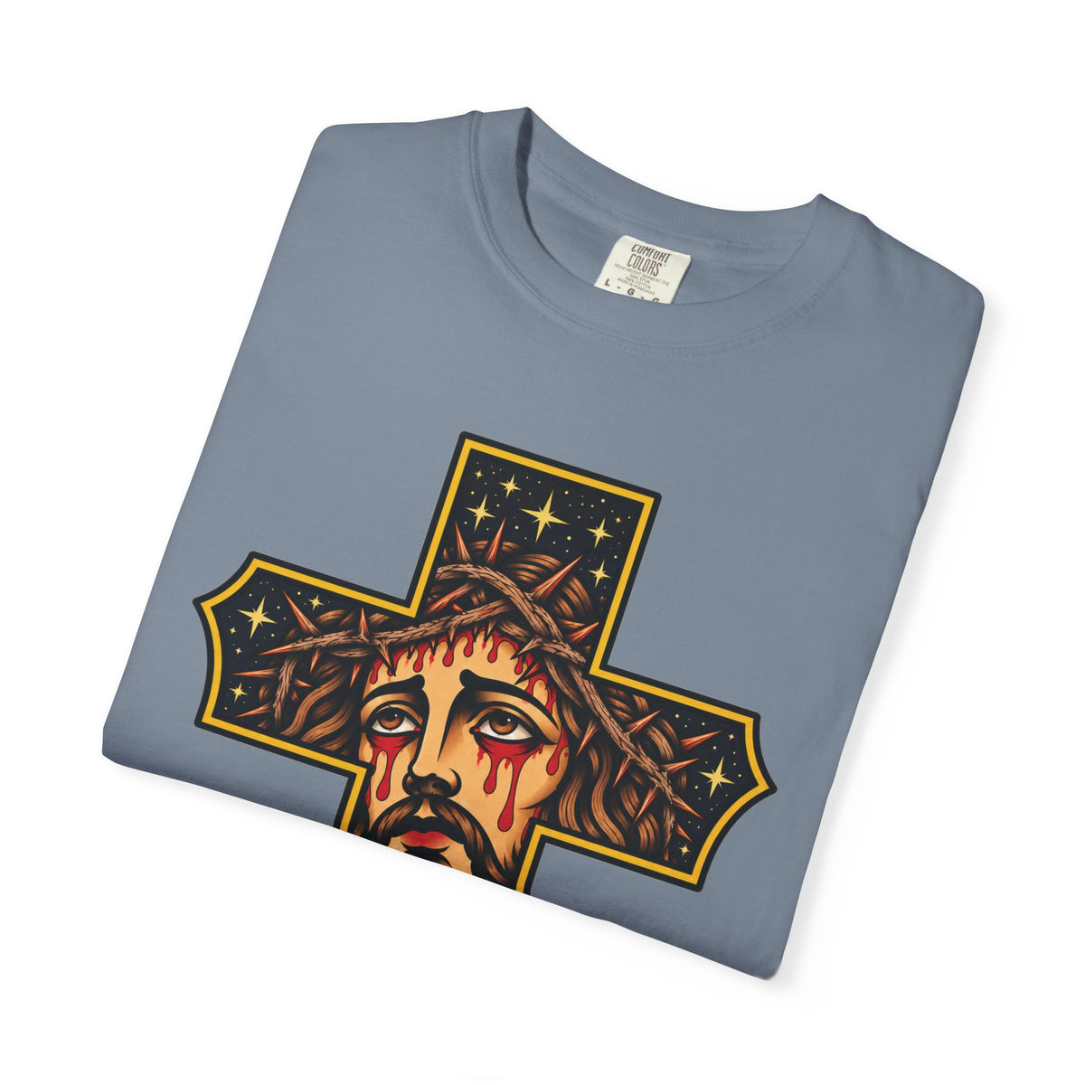 Matthew 11:28 Jesus Cross Tattoo Flash T-Shirt