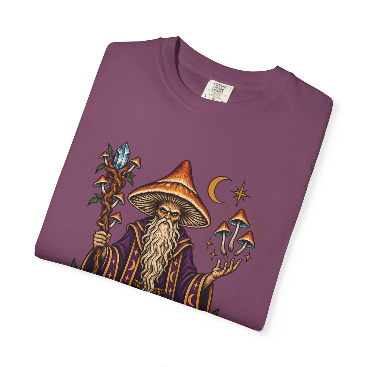 psilocybin Mushroom Wizard Tattoo Flash T-Shirt