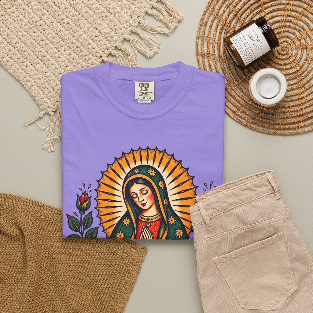Our Lady of Guadalupe Tattoo Flash T-Shirt
