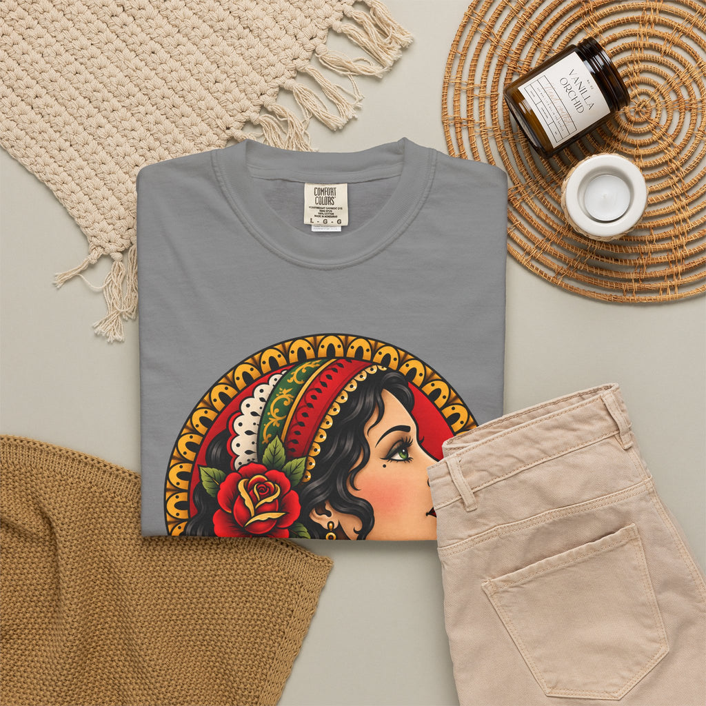 Esmeralda Gypsy Tattoo Flash T shirt