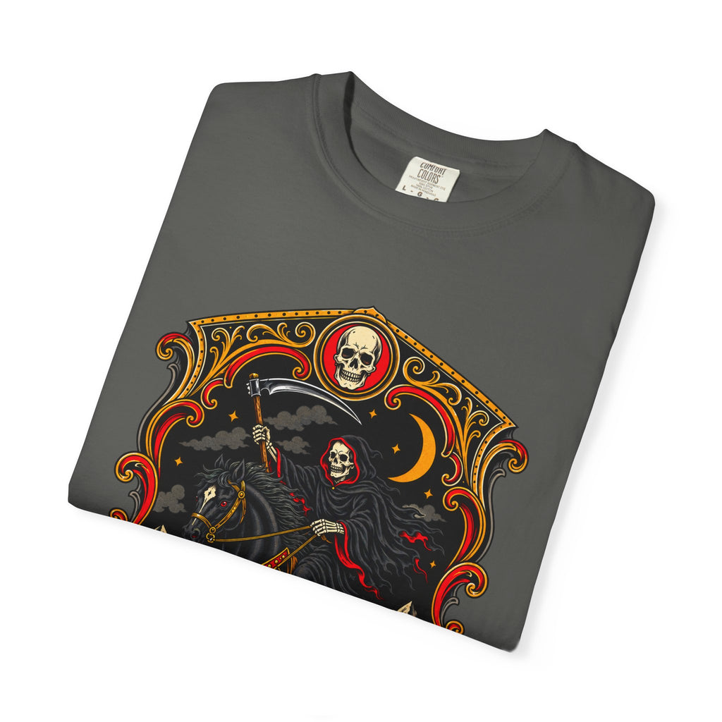 Grim Reaper Horseman Tattoo Flash T-Shirt