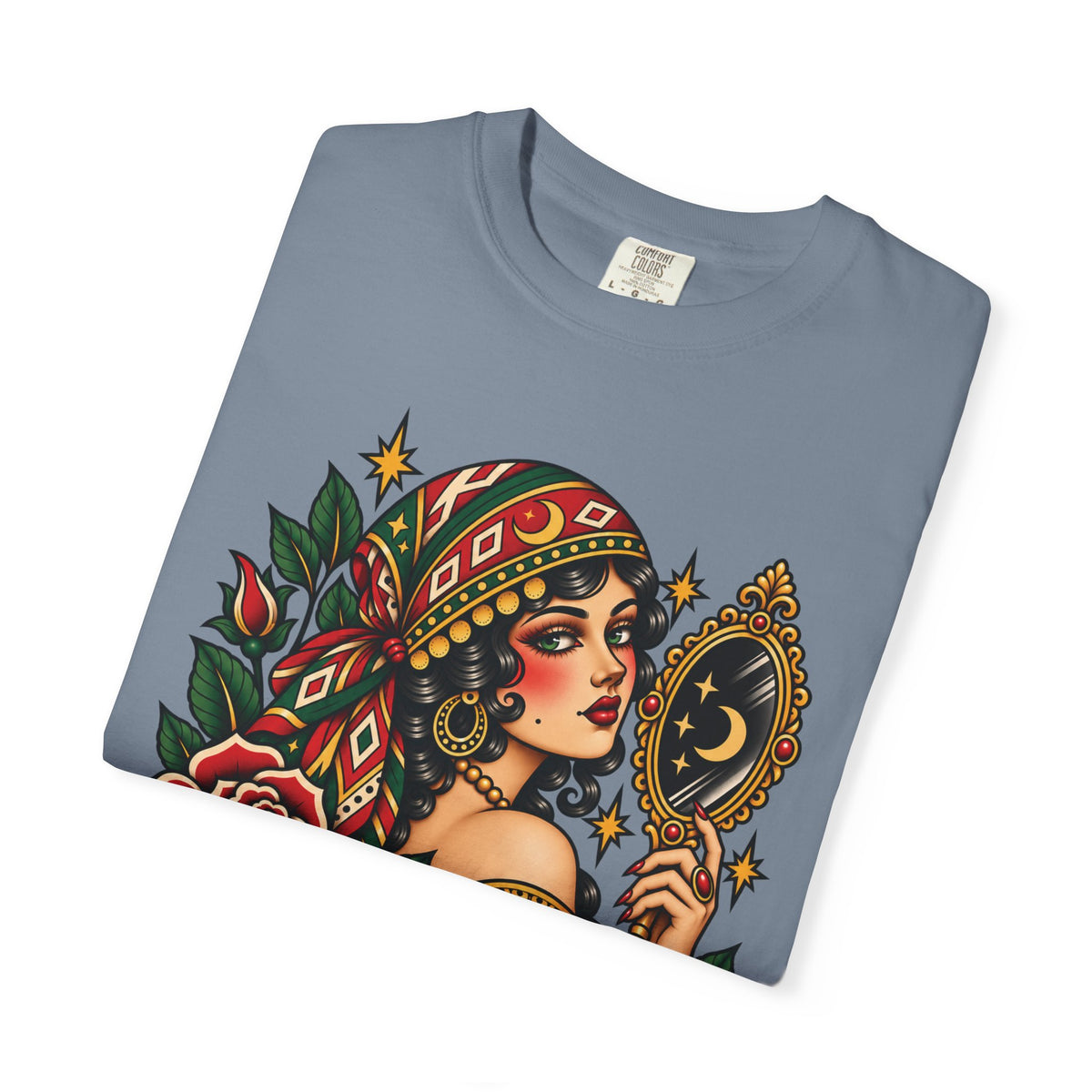 Love Yourself First Gypsy Woman Tattoo Flash Sheet T-Shirt
