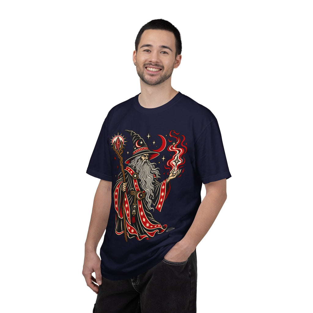 Fire Wizard Tattoo Flash T Shirt