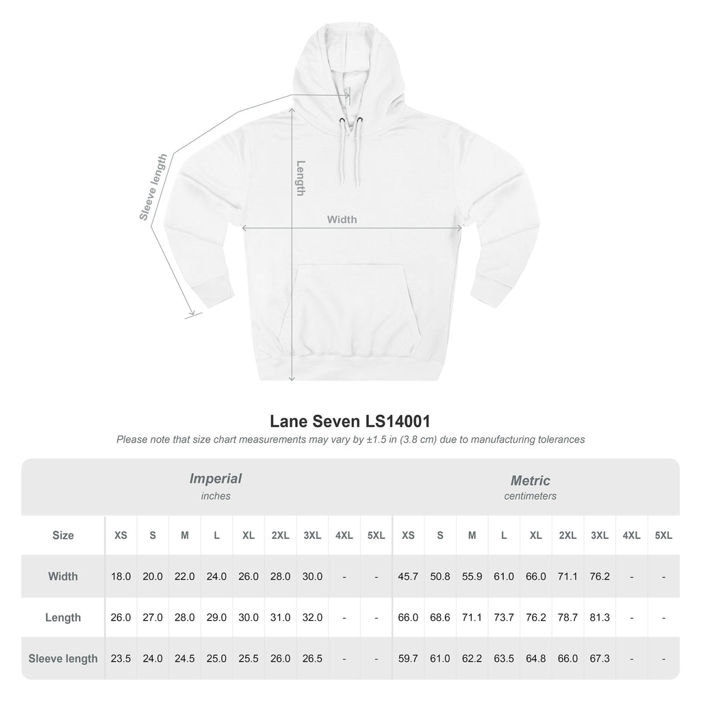 Frog Painter Tattoo Flash Pullover Hoodie (Back Design)