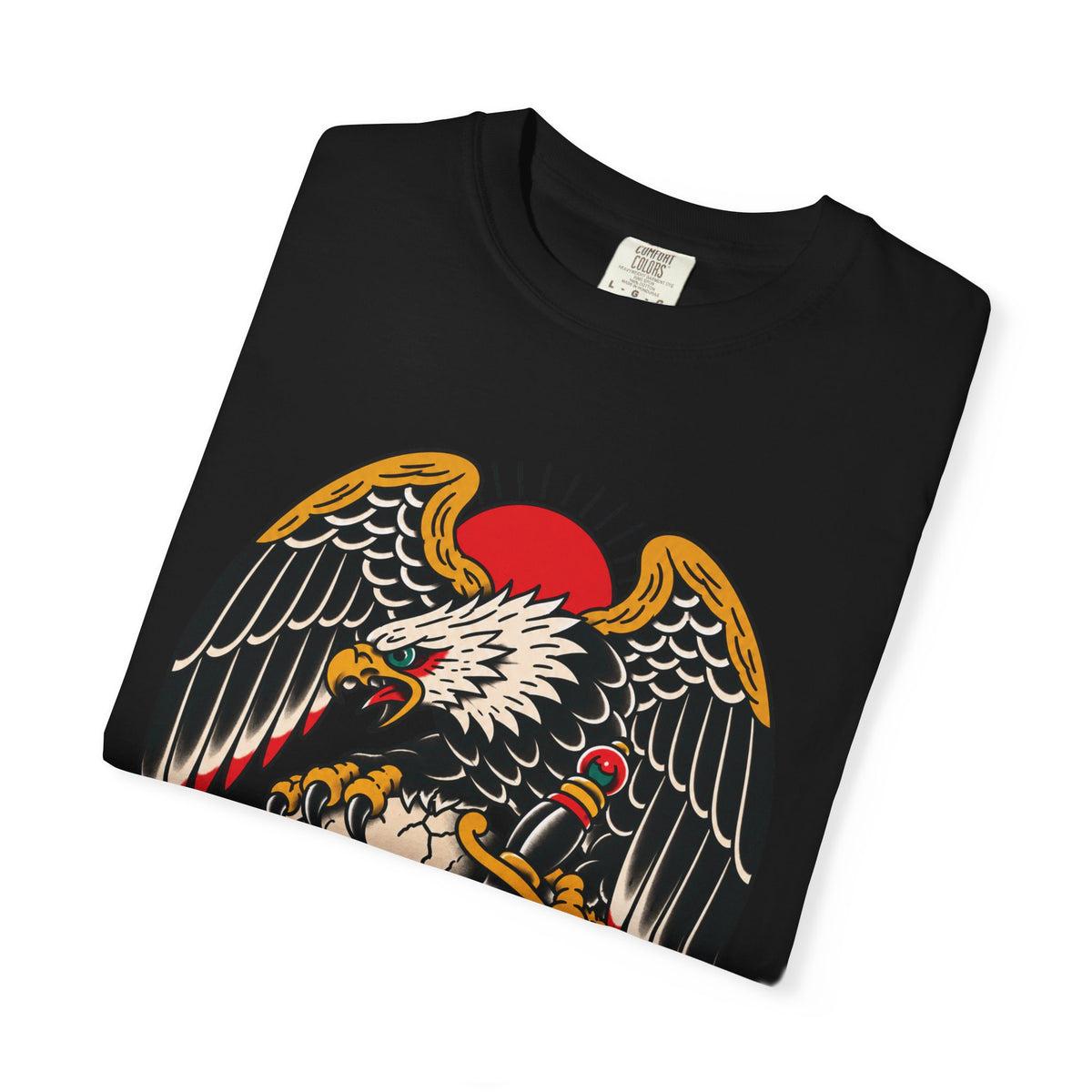 American Traditional Eagle & Skull Tattoo Flash T-Shirt