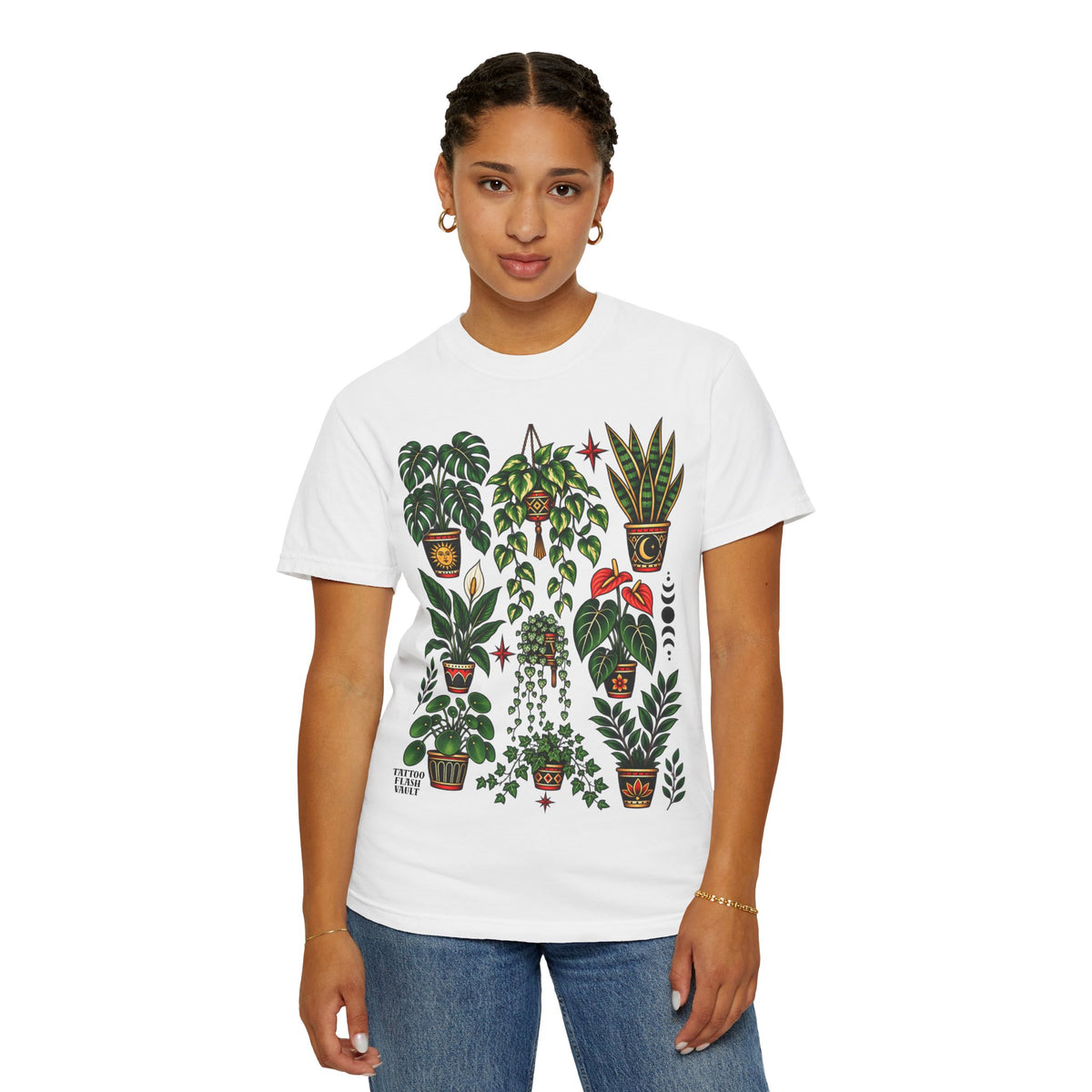 Houseplant Tattoo Flash T-Shirt