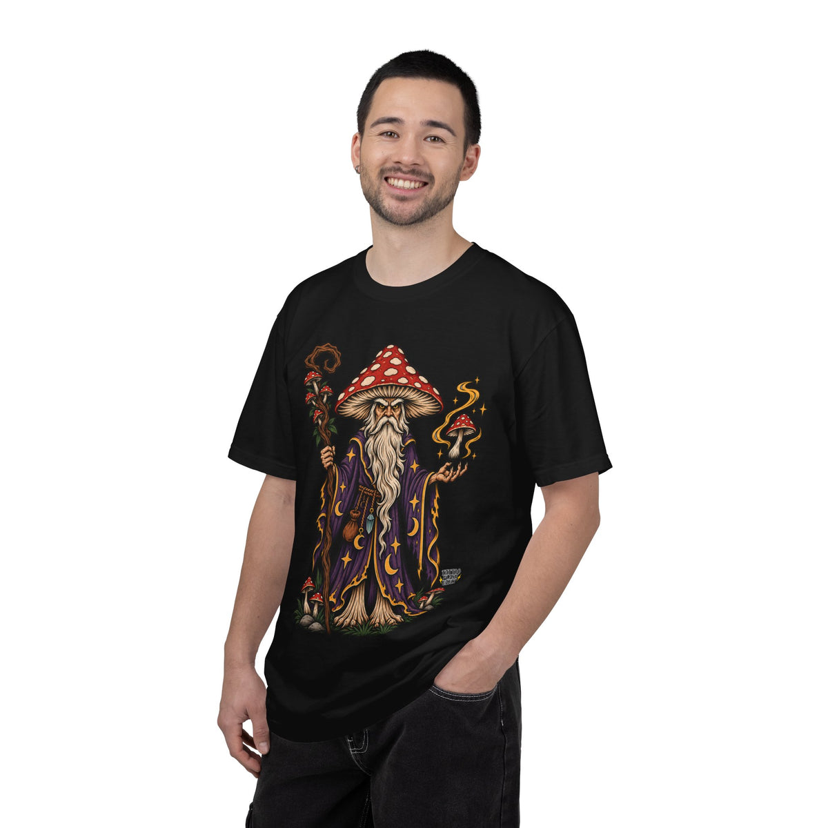 Amanita Mushroom Wizard T-Shirt