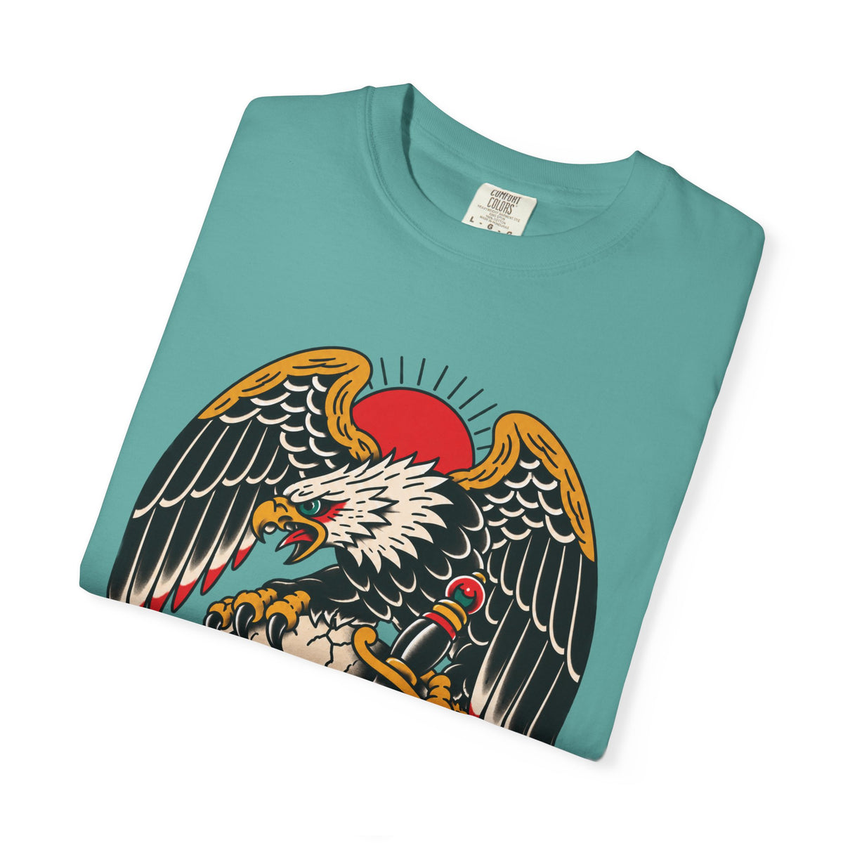 American Traditional Eagle & Skull Tattoo Flash T-Shirt