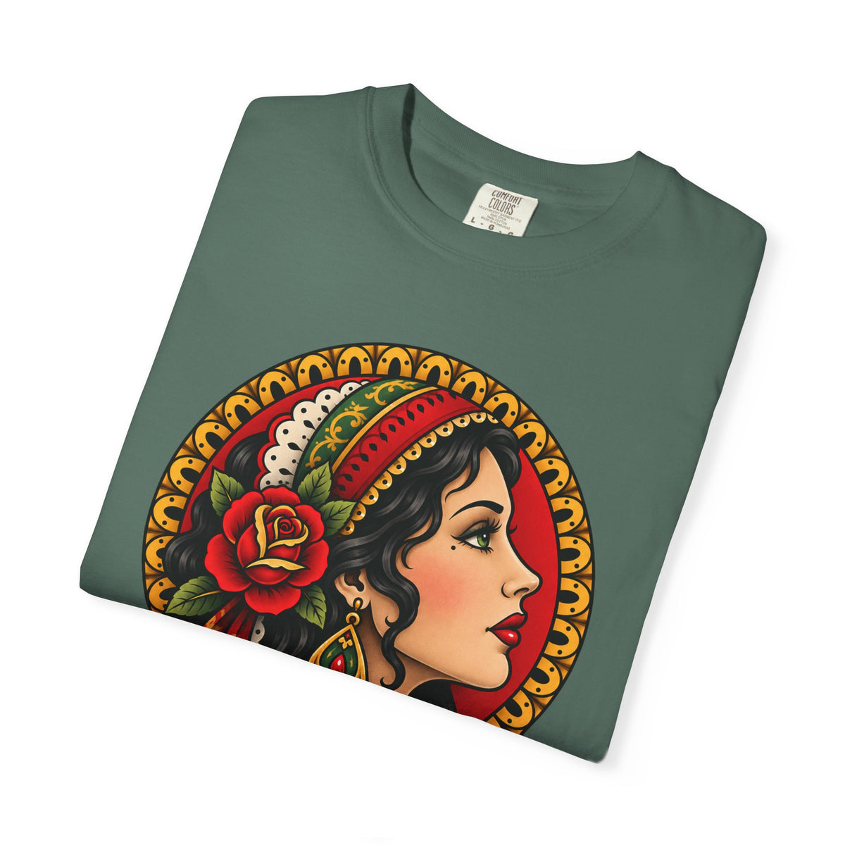 Esmeralda Gypsy Tattoo Flash T shirt