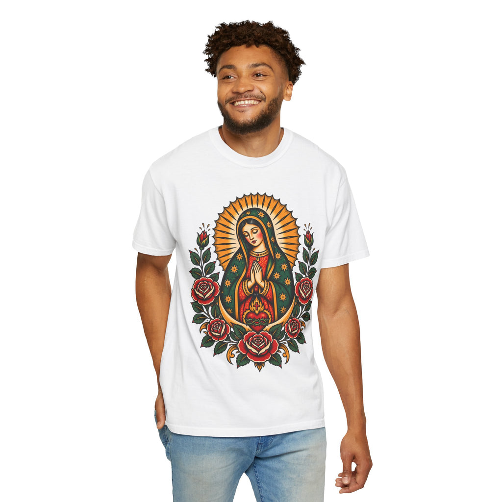 Our Lady of Guadalupe Tattoo Flash T-Shirt