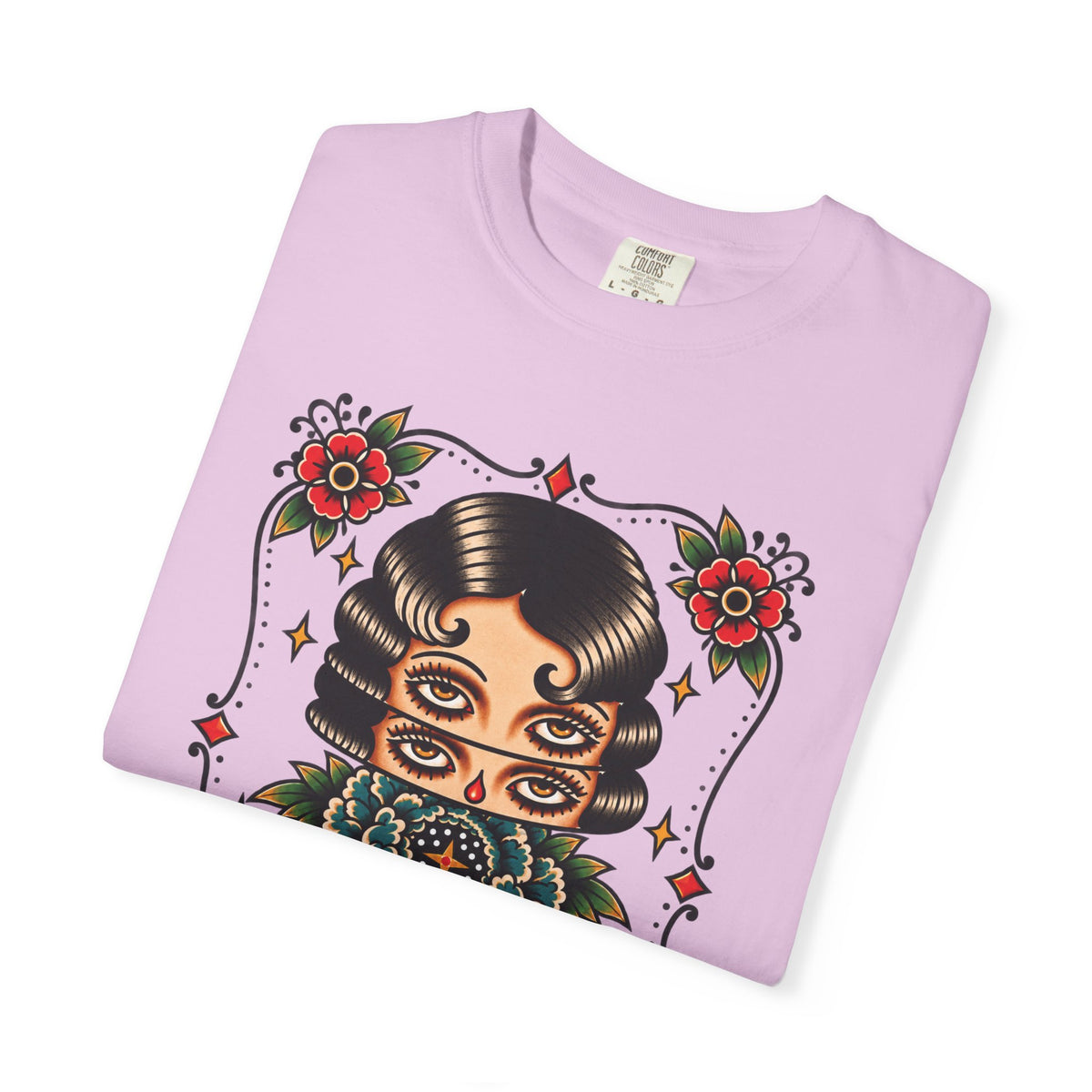 Floral Surrealism Tattoo Flash Sheet T-Shirt