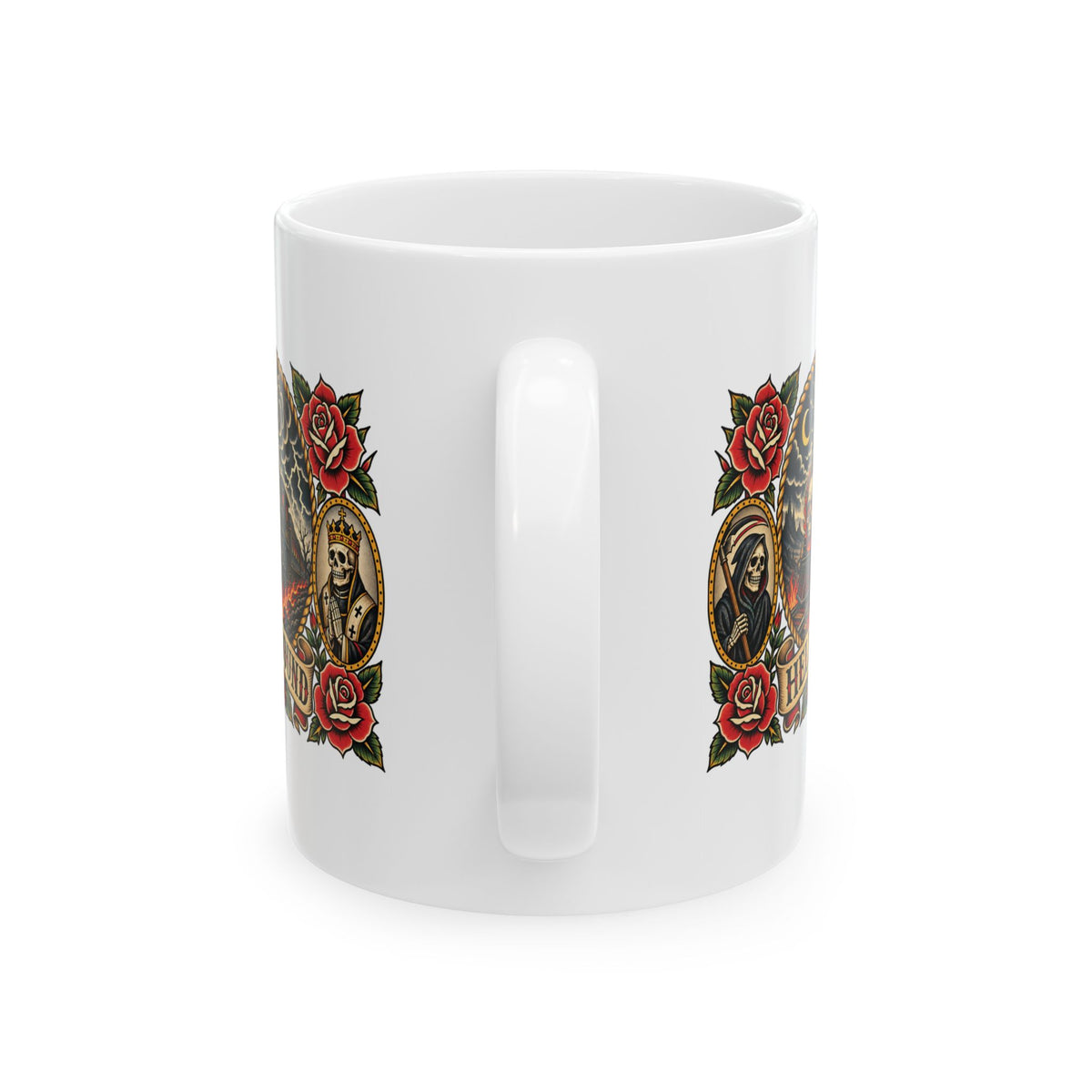 Hellbound Train Tattoo Flash Coffee Mug (11oz & 15oz)