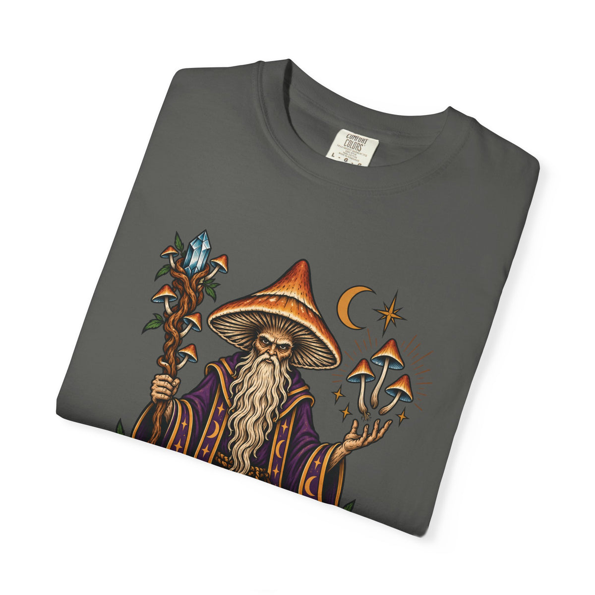 psilocybin Mushroom Wizard Tattoo Flash T-Shirt