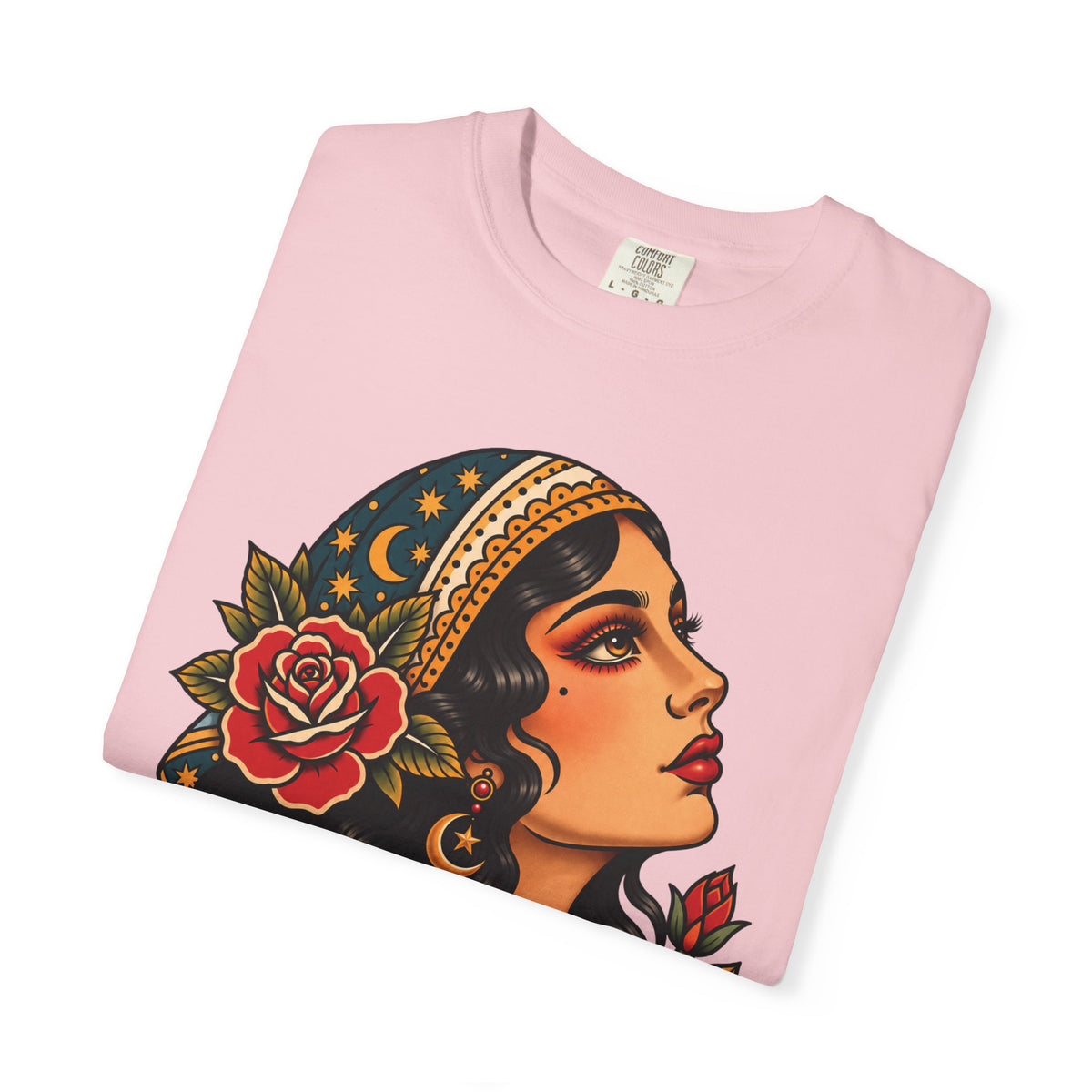 Gypsy Woman Tattoo Flash Sheet T-Shirt