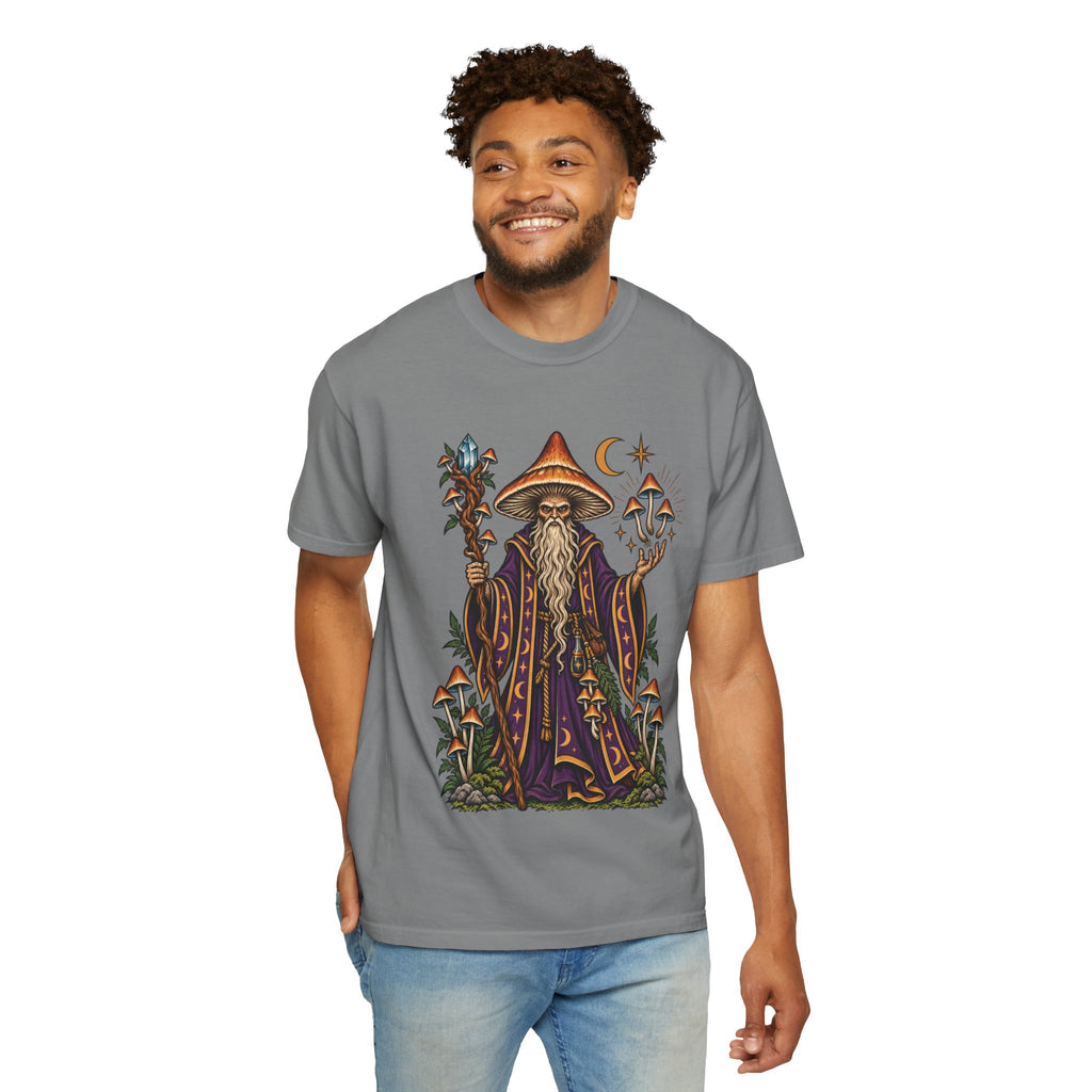 psilocybin Mushroom Wizard Tattoo Flash T-Shirt
