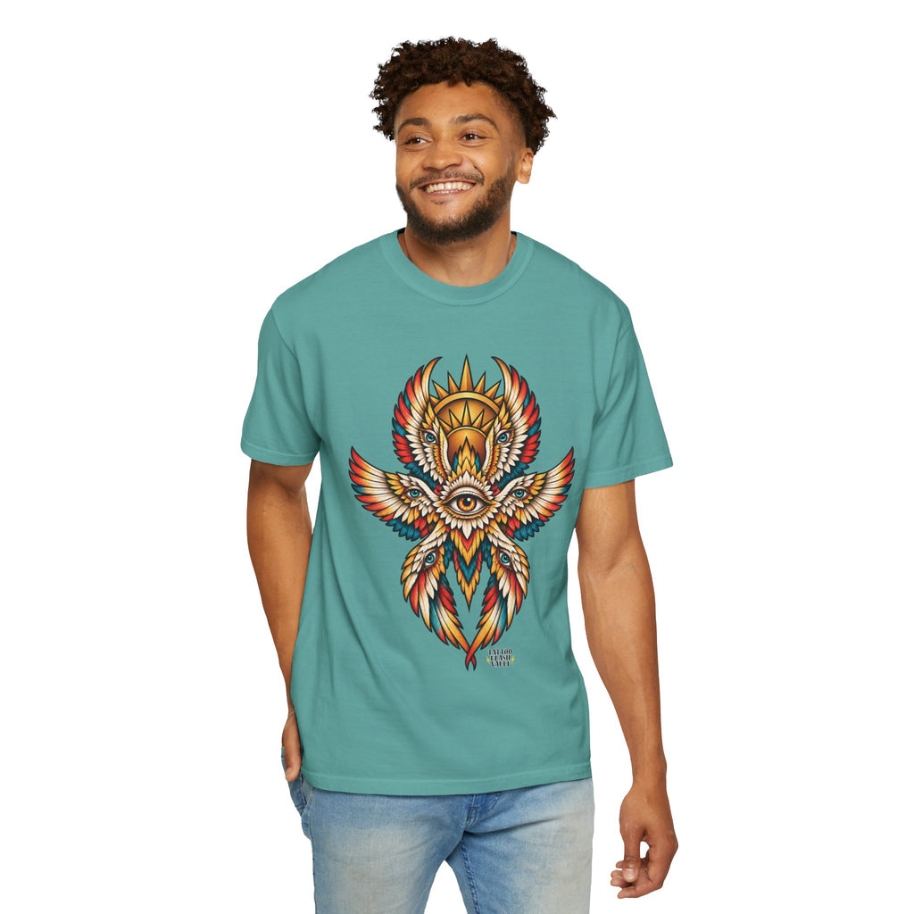 Seraphim Biblically Accurate Angel Tattoo Flash Sheet T-Shirt