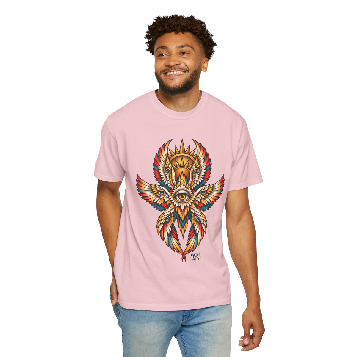 Seraphim Biblically Accurate Angel Tattoo Flash Sheet T-Shirt