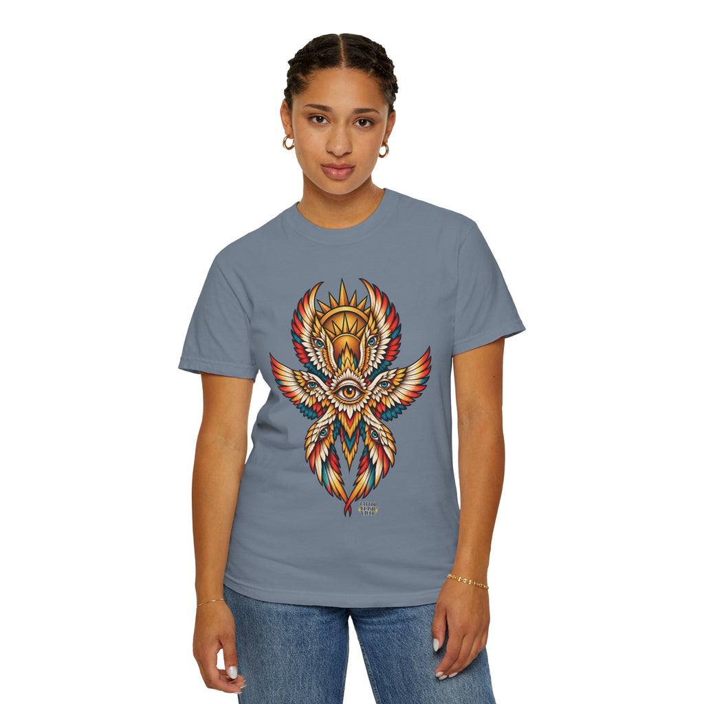 Seraphim Biblically Accurate Angel Tattoo Flash Sheet T-Shirt