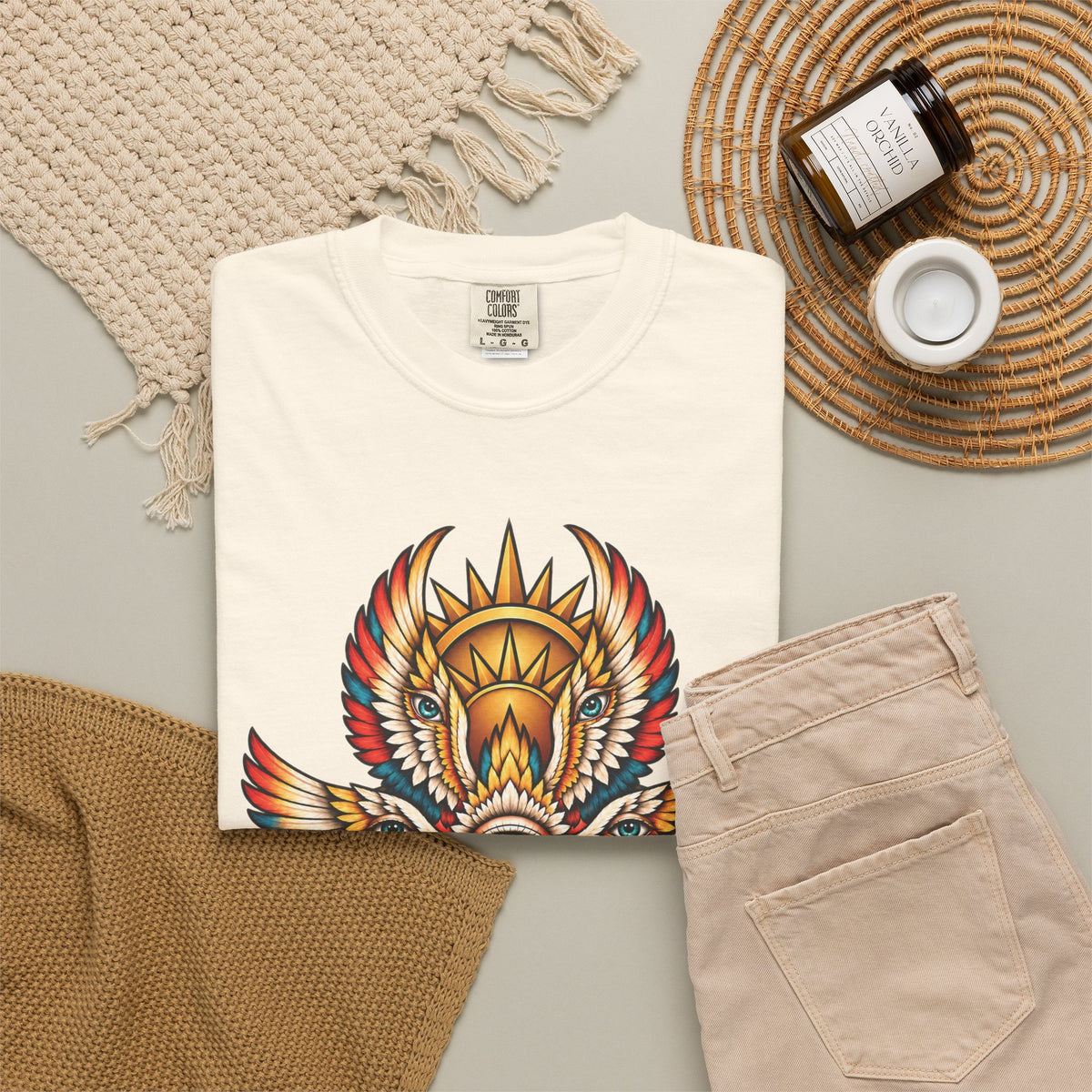Seraphim Biblically Accurate Angel Tattoo Flash Sheet T-Shirt